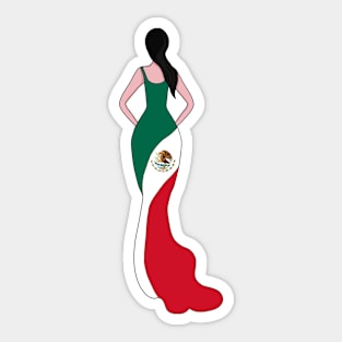 Mexico Woman Sticker